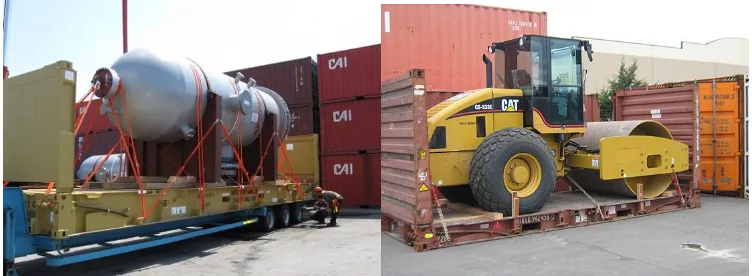 Gambar 2.1 Muatan Oversize Cargo, Oil/Gas Storage Tank dan Jacket Offshore 