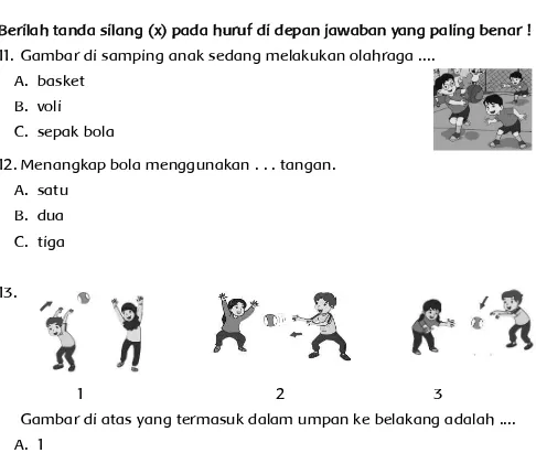 Gambar di atas yang termasuk dalam umpan ke belakang adalah ....     