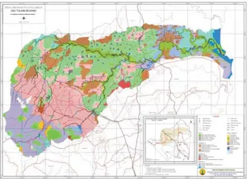 Gambar 4. Peta penggunaan lahan DAS Tulang Bawang