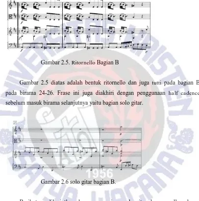 Gambar 2.5. Ritornello Bagian B 