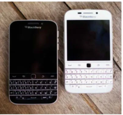 Gambar 1. Telepong genggam merk Blackberry 