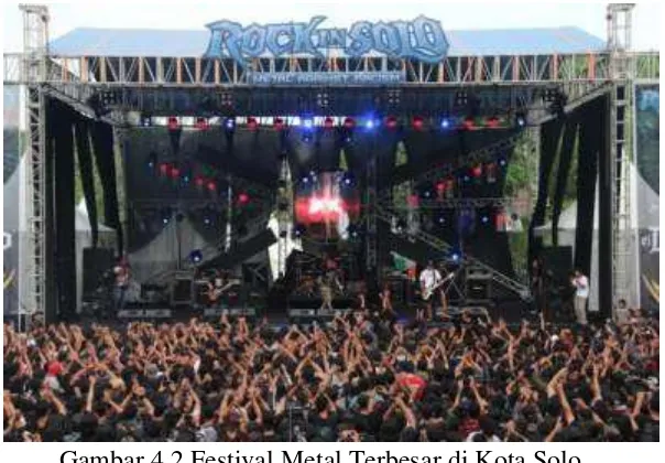 Gambar 4.2 Festival Metal Terbesar di Kota Solo. 
