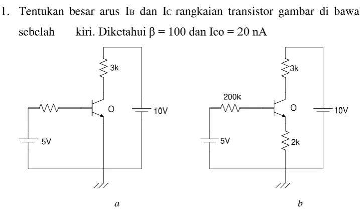 Gambar  6 Rangkaian Transistor Sederhana 