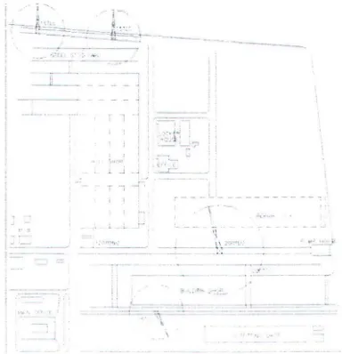 Gambar 2.5. Representasi layout galangan kapal tipe dasar L 