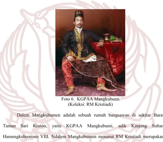 Foto 6. KGPAA Mangkubumi (Koleksi: RM Kristiadi)