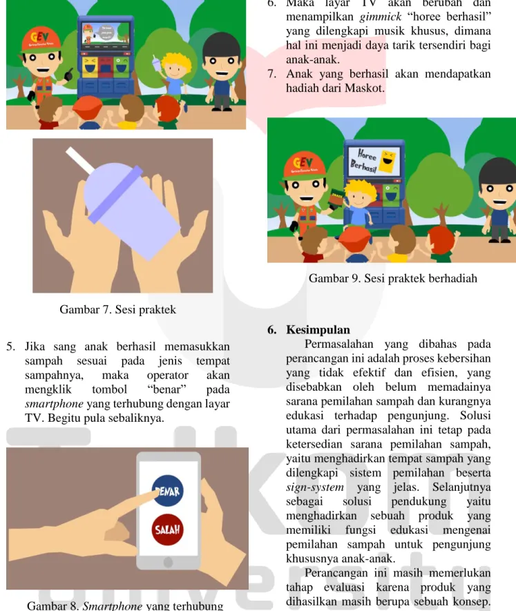 Gambar 7. Sesi praktek 