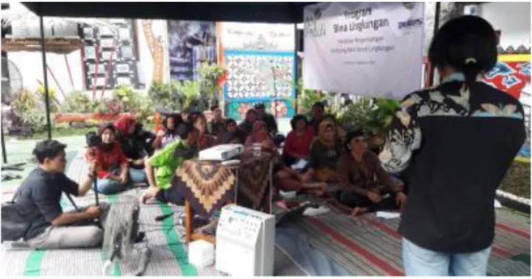 Gambar 1.5 : Seminar Bina Lingkungan  Sumber : Dokumen laporan paguyuban “Kampoeng 