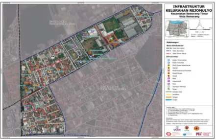 Gambar 1. Peta wilayah kelurahan Rejomulyo 