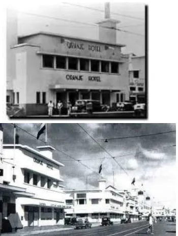 Gambar 03. Tampak Hotel Oranje setelah renovasi tahun 1936 (atas dan bawah ) Sumber : http://wisataindonesiaterlariss.blogspot.com 