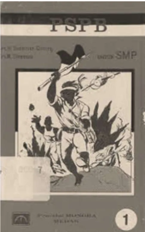 Gambar 4   Buku  pelajaran  Pendidikan  Sejarah  Perjuangan  Bangsa  (PSPB)  untuk  siswa SMP kelas 1