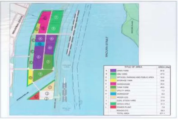 Gambar 1. 2 Peta Rencana Induk Pelabuhan Jetty PT. BMS 