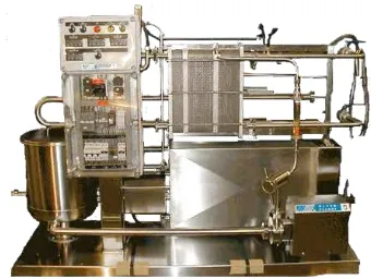 Gambar 4-4 Mesin Pasteurisasi  Plate Heat Exchanger (PHE) 