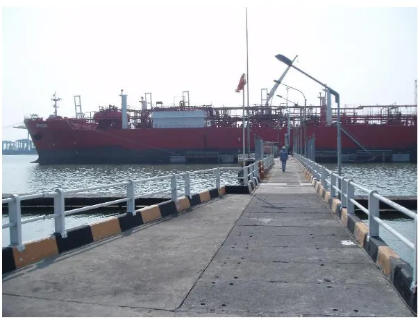 Figure 2.1 Gas Carrier Ship Unloading Process 