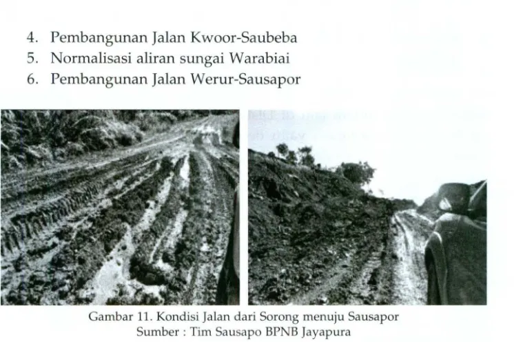 Gambar 11. Kondisi Jalan dari Sorong menuju Sausapor 