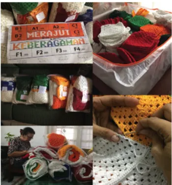 Gambar 4. Proses pembuatan karya
