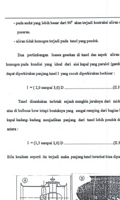 Gambar U.6 & Inatalul bow thrustar pada bulbous bow 