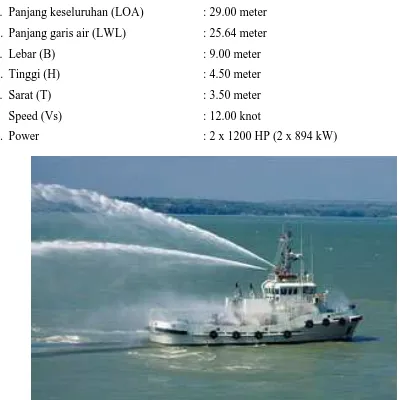 Gambar IV. 1. Kapal Tug boat 2 x 1200 HP 