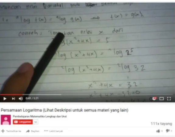 Gambar 3. Video yang diungguh oleh  Pembelajaran Matematika Lengkap Dan Urut 
