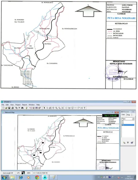 Gambar 2 : Rencana Jaringan Distribusi Air Bersih