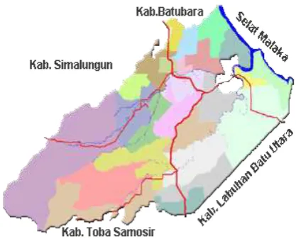 Gambar 1. Geografi Asahan 
