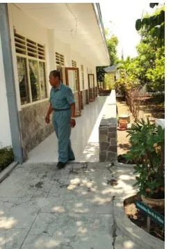 Figure 6. The corridor was quite wide and designed with  ramp. 
