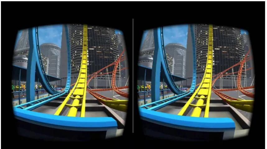 Gambar 2.7  Roller Coaster di dunia virtual