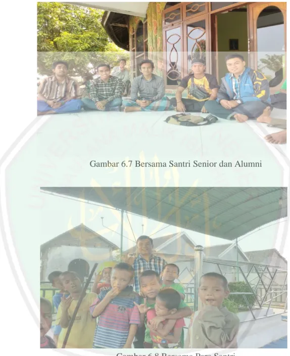 Gambar 6.7 Bersama Santri Senior dan Alumni 