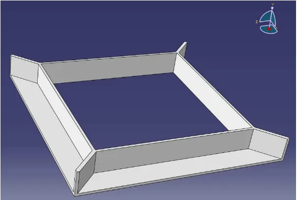 Figure 2: Monolithic Model of Steel Collar Used in the Study. 