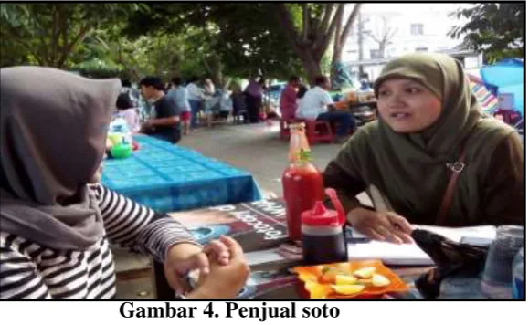 Gambar 3. Penjual pentol dan sosis goreng 