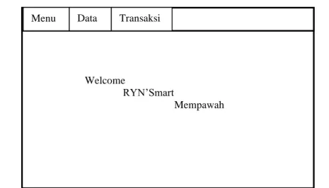 Gambar 7 Perancangan data 