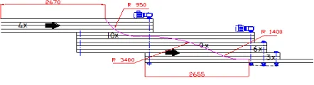 Gambar 7. Bentuk guide rail pertama. 