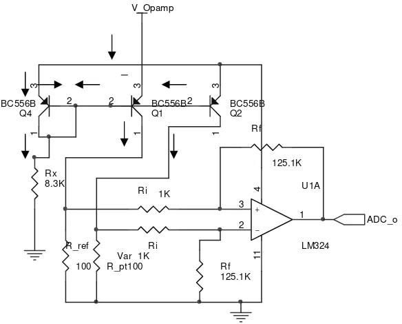 Gambar 3.3. Rangkaian Sensor Suhu. 