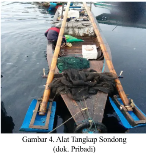 Gambar 4. Alat Tangkap Sondong (dok. Pribadi)