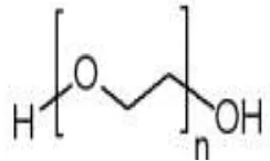 Gambar 2.6. Formula Polyethylene Glycol (PEG) (Anan et al., 2007) 