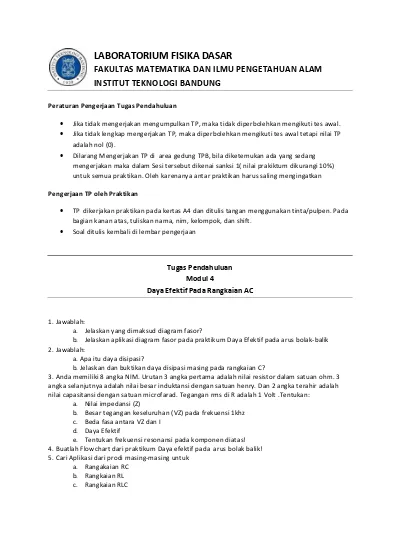 Laboratorium Fisika Dasar Fakultas Matem 4