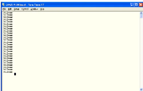 Gambar 4.8. Setting Komunikasi Serial