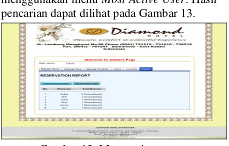 Gambar 12. Search reservation 