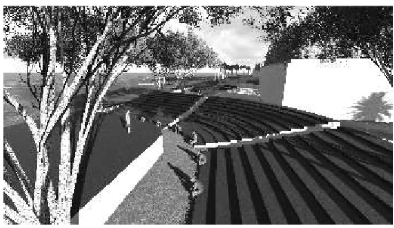 Gambar 1.4 Perspektif Amphitheater 