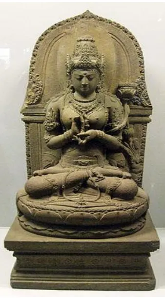Gambar 20 Gambar diatas adalah patung Prajnaparamita 