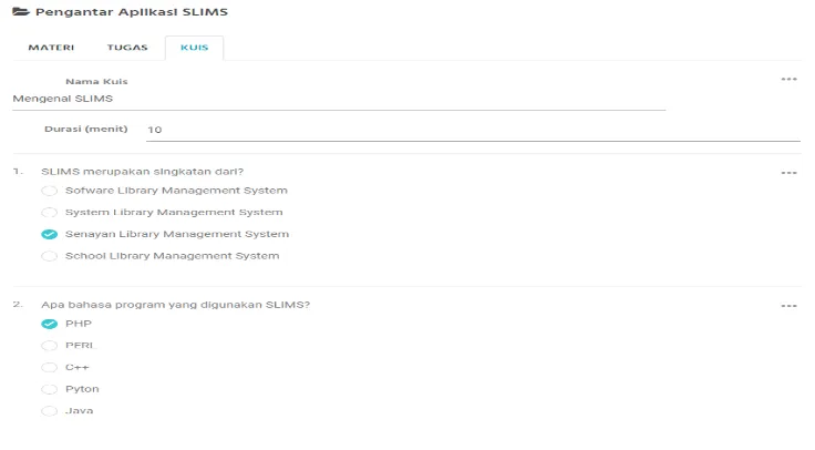 Gambar 10. Kuis 