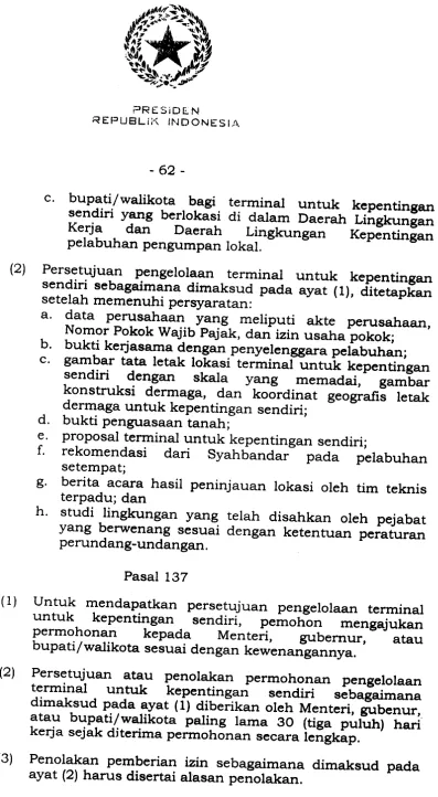 gambar tata letak lokasi terminal untuk