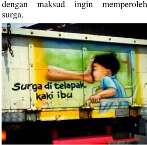 Gambar 17 Grafiti Bak Truk Genre Idiom  Bahasa Indonesia 