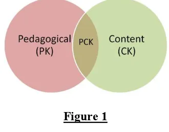 Figure 1 The relationship among, PK, CK, and PCK 