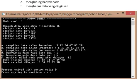 Gambar 2. Hasil compile program 2 