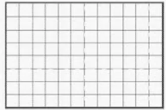 Gambar 2.8 Konstruksi Pseudofokus grid (Bushong, 2001) 