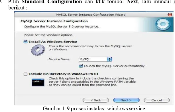 Gambar 1.9 proses instalasi windows service 