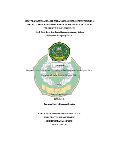 Strategi Optimalisasi Pembangunan Infrastruktur Desa Melalui Program