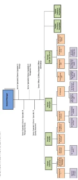 Gambar 1.1 Struktur Organisasi PT. PLN (Persero) Pembangkitan Sumatera Bagian Utara 