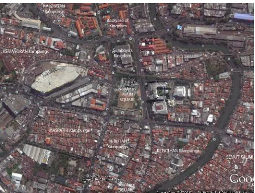Figure 3: Surabaya’s Map 1905 (Image source: Hadi, 2011)