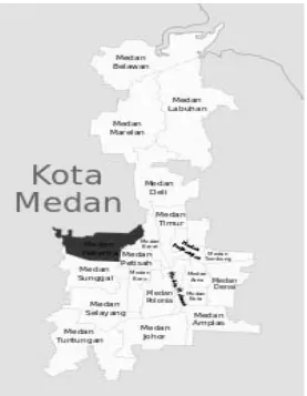 Gambar 4.1 Peta Kecamatan Medan Helvetia 